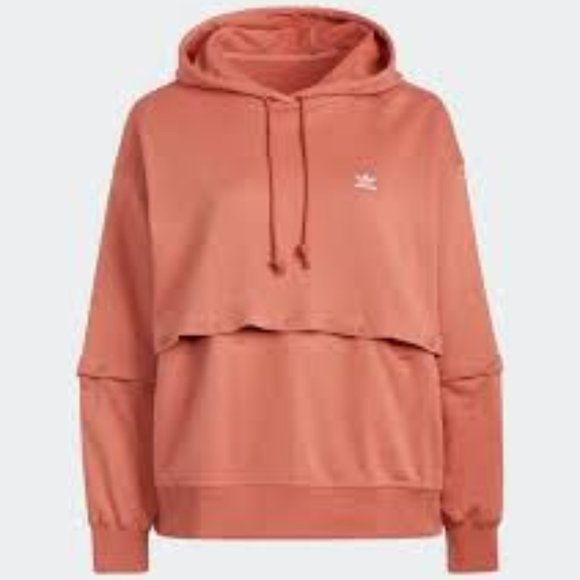 Adidas Always Original Snap-Button Versatile Hoodie - Picture 3 of 14